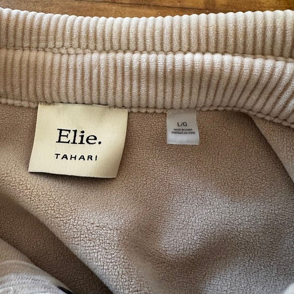 Tahari Cropped Corduroy Fleece Lined Jacket Sz large buttery soft - Picture 4 of 7